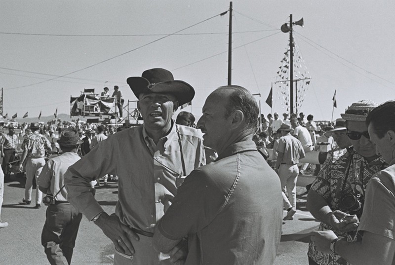 carroll shelby before the 1963 la times grand prix